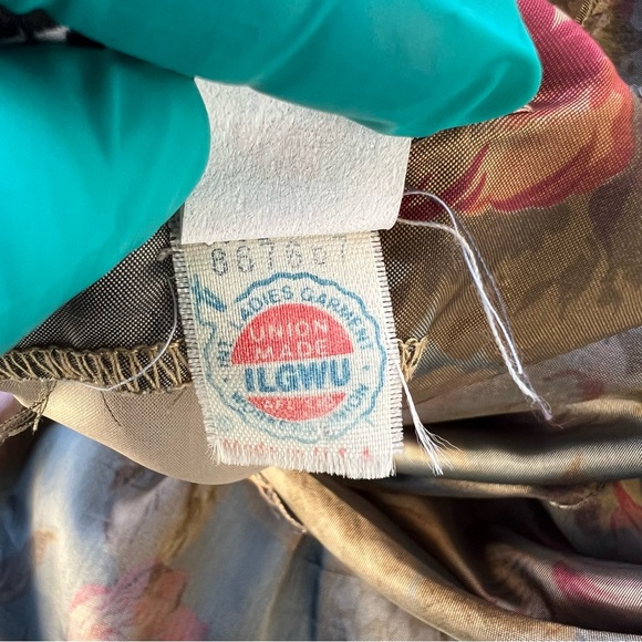 Vintage Virgo 80’s Multicolor Floral High Low Dress Women’s Size 6 - Picture 11 of 11